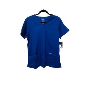 Cherokee Women's Blue Scrub Top